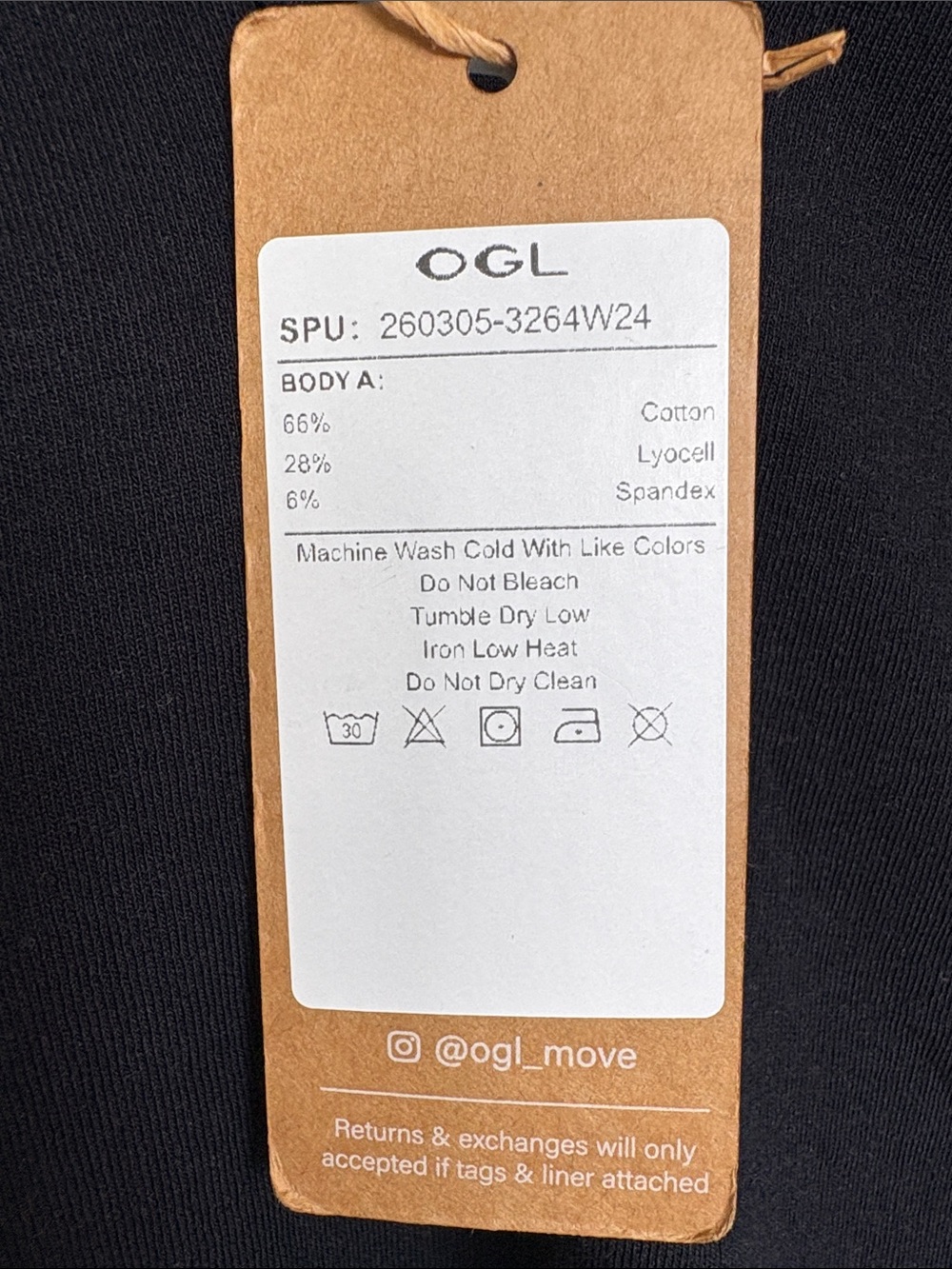 NWT  OGL Black Navy V-Neck Cap Sleeve Women’s Top - Picture 5 of 7